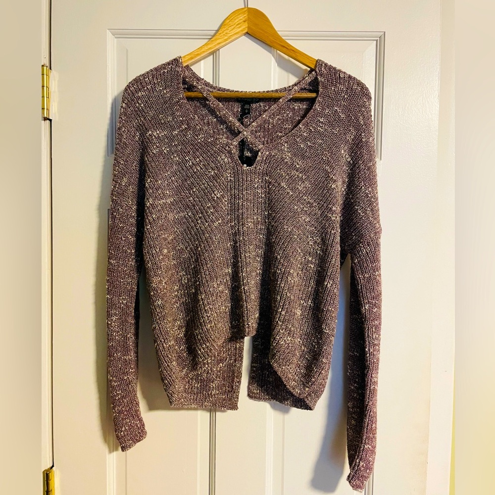 Express criss cross sweater-size small